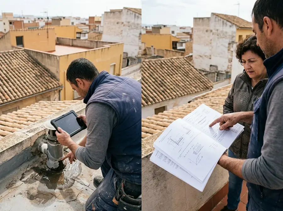 Filtraciones en Comunidades de Propietarios en Lorca — trabajo 1 de 4