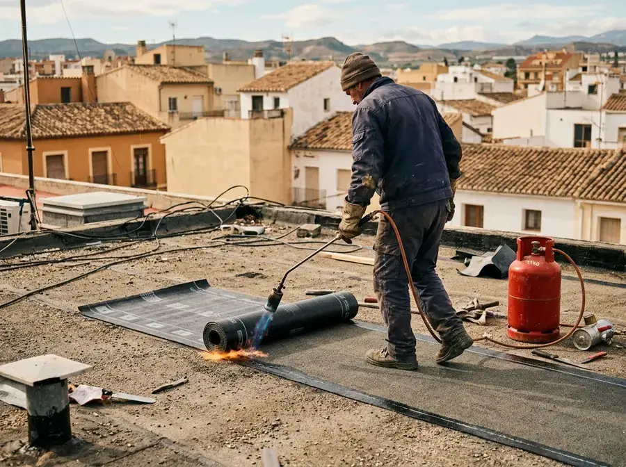 Impermeabilización con Lámina Asfáltica en Lorca — trabajo 2 de 4
