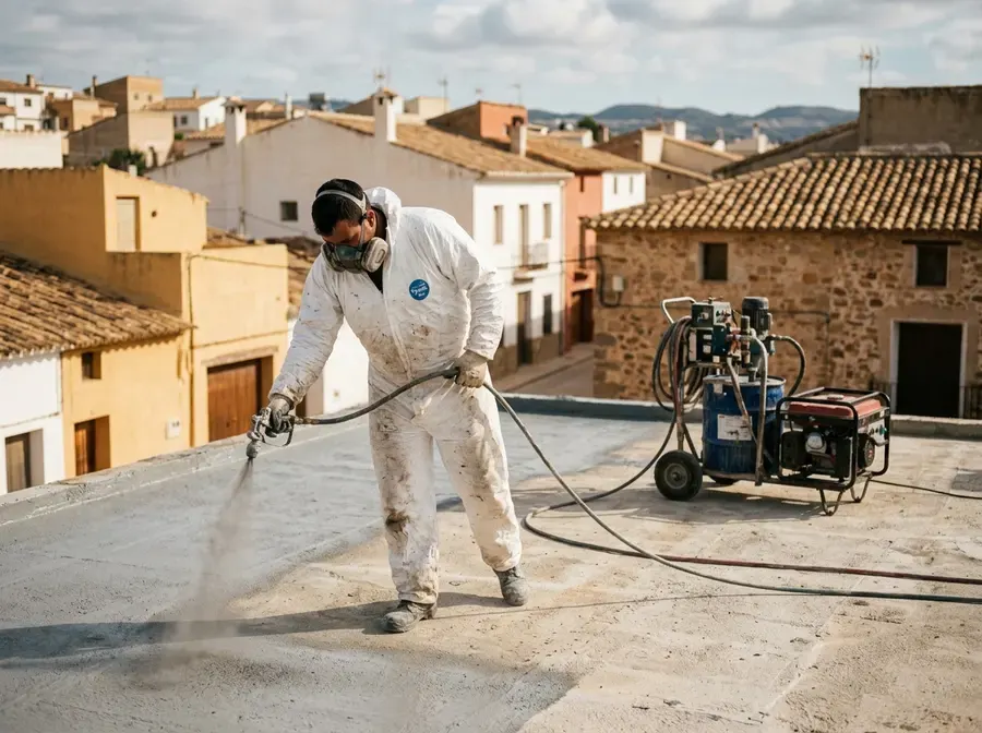 Impermeabilización con Poliurea Proyectada en Lorca — trabajo 4 de 4