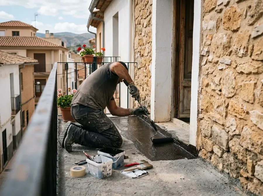Impermeabilización de Balcones y Voladizos en Lorca — trabajo 4 de 4