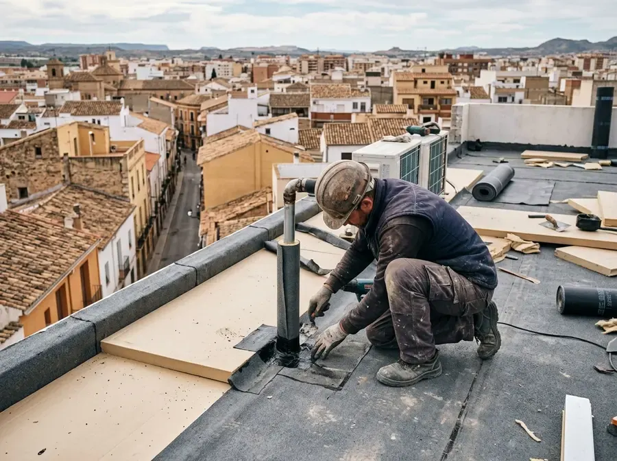 Impermeabilización de Terraza Ático en Lorca — trabajo 3 de 4