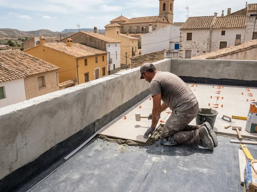 Impermeabilización de Terrazas Transitables en Lorca — trabajo 2 de 4