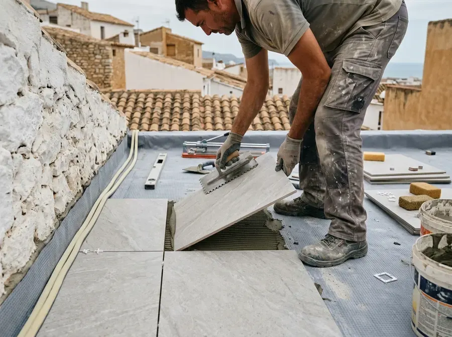 Impermeabilización de Terrazas Transitables en Lorca — trabajo 3 de 4