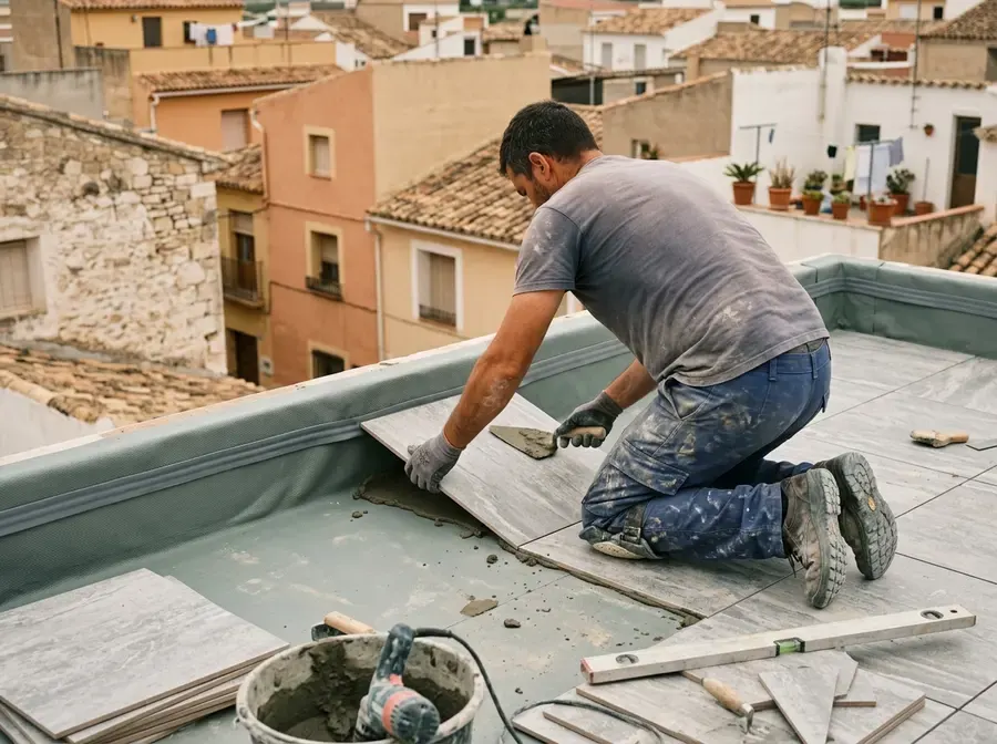 Impermeabilización de Terrazas Transitables en Lorca — trabajo 4 de 4
