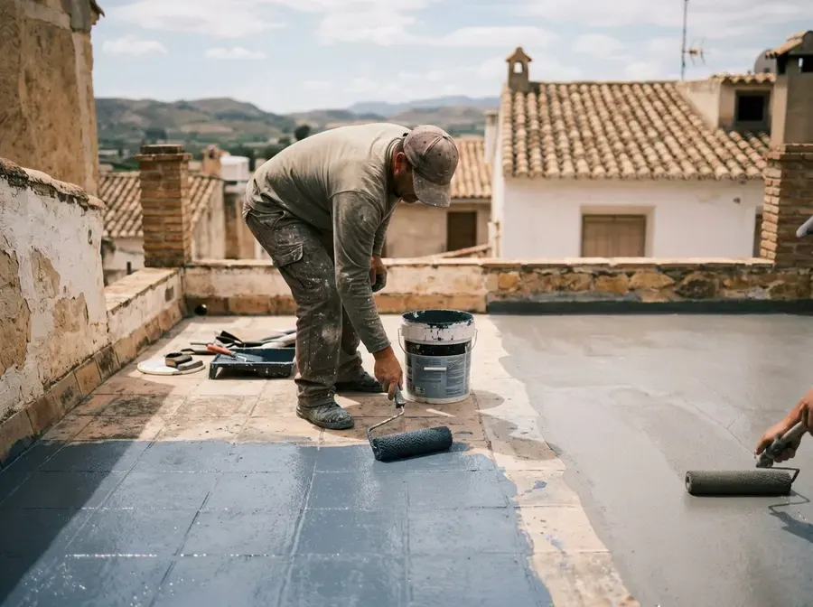 Impermeabilizar Terraza sin Levantar el Pavimento en Lorca — trabajo 2 de 4