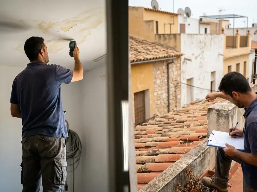 Terraza que Gotea al Piso de Abajo en Lorca — trabajo 1 de 4