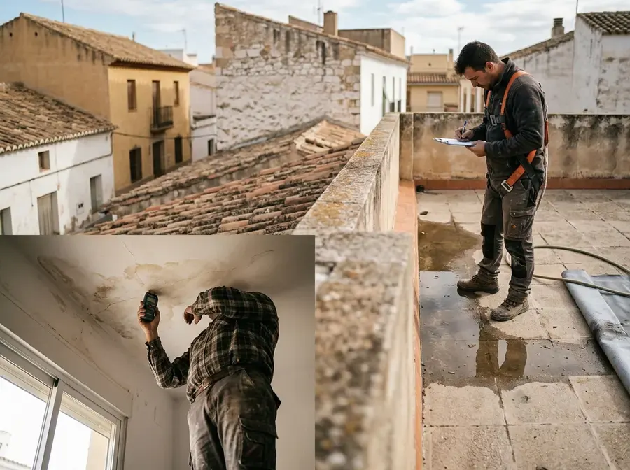 Terraza que Gotea al Piso de Abajo en Lorca — trabajo 2 de 4