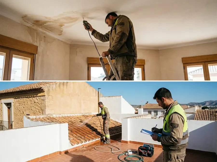Terraza que Gotea al Piso de Abajo en Lorca — trabajo 3 de 4