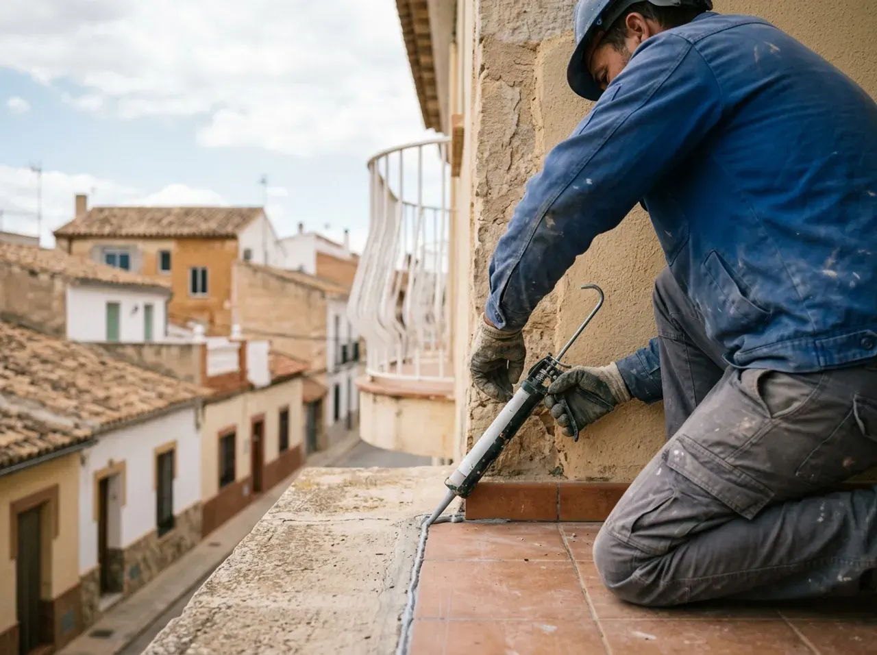Impermeabilización de Balcones y Voladizos en Lorca — trabajo real