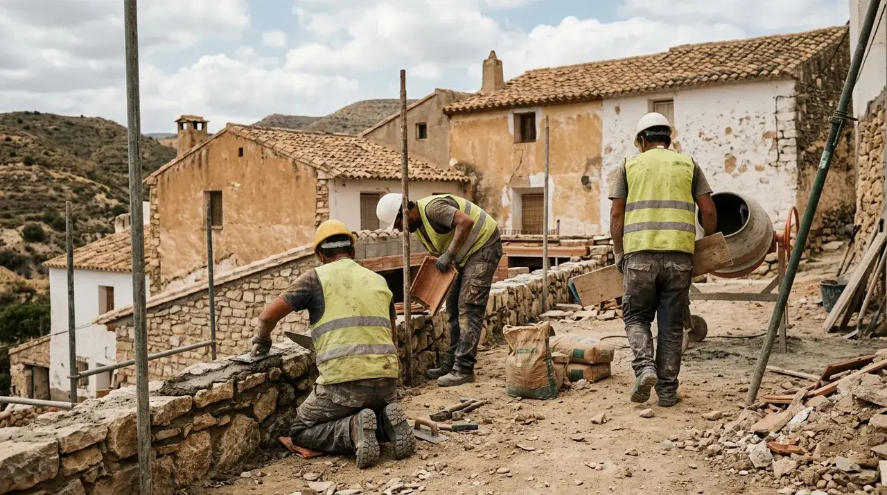 Mapa estilizado de la zona de servicio: Lorca y la Comarca del Guadalentín